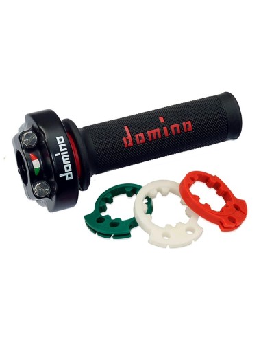 DOMINO Throttle Handle XM2 Desmodromic Black without Grip