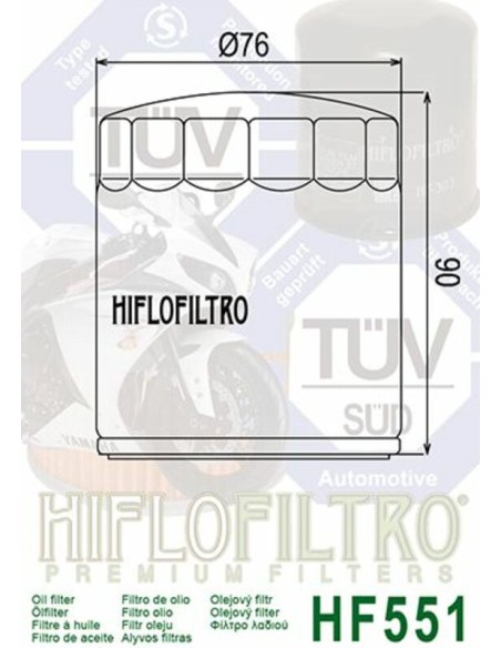 HIFLOFILTRO Oil Filter - HF540