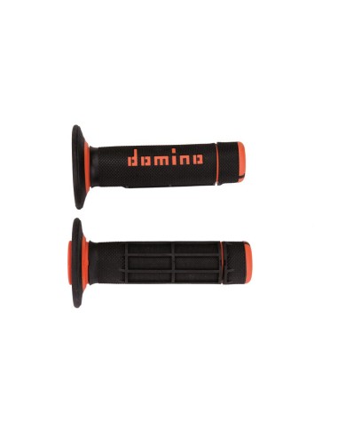 Mânere DOMINO A020 MX în două culori Full Diamond Black & Orange