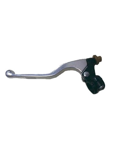 BIHR Long Clutch Lever + Perch Casted aluminium Polished/Black Universal