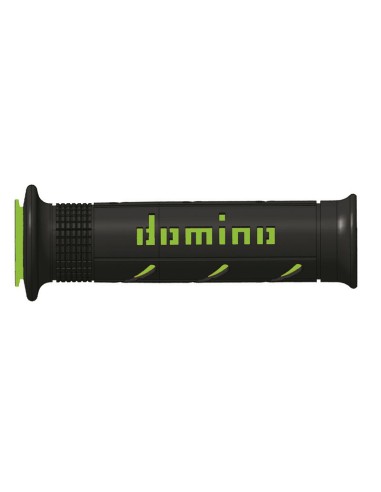 Mânere DOMINO A250 Road Racing Dual Compound No Waffle Black & Green