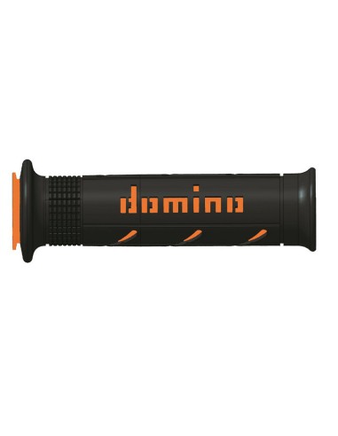 Mânere DOMINO A250 Road Racing Dual Compound No Waffle Black & Orange