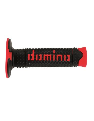 Manere duble compuse off-road DOMINO A260 Full Diamond Black & Red