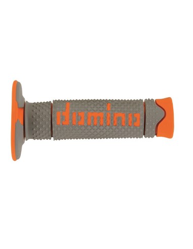 Manere duble compuse off-road DOMINO A260 Full Diamond Grey & Orange