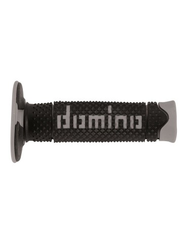 Manere duble compuse off-road DOMINO A260 Full Diamond Black & Grey