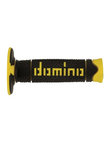 Manere duble compuse off-road DOMINO A260 Full Diamond Black & Yellow