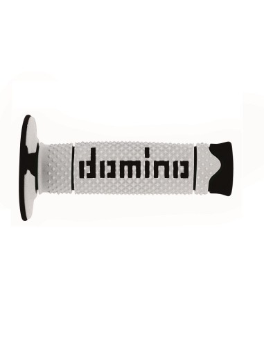 Manere duble compuse off-road DOMINO A260 Full Diamond Alb-negru