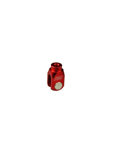 SCAR Clevis frana spate Alu Red Honda