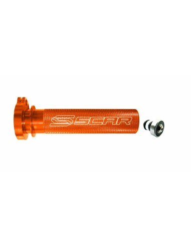 SCAR Throttle Tube Aluminium + Bearing Orange