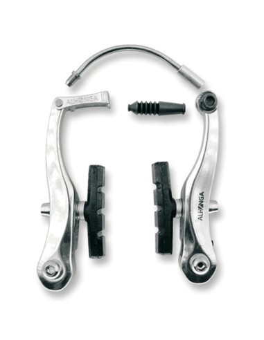 ALHONGA V-Brake Set Aluminum. Silver