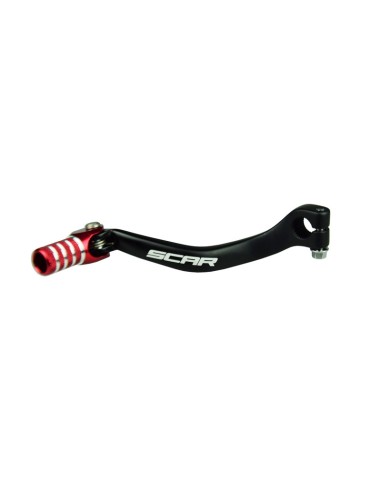 SCAR Shift Lever Matte Black/Red Endpiece