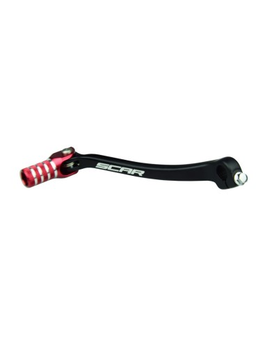 SCAR Shift Lever Matte Black/Red Endpiece