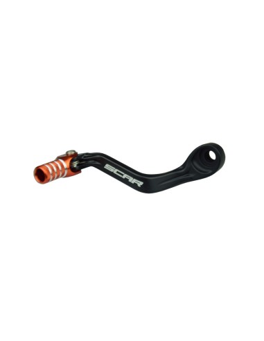 SCAR Shift Lever Matte Black/Orange Endpiece