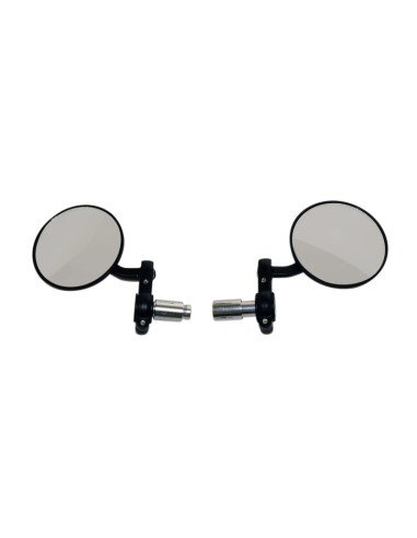 OXFORD Bar End Mirror Universal - Black (pair)