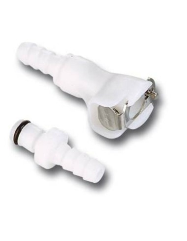 MOTION PRO Quick Connector Ø8mm Single Shut Off White