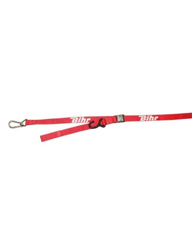 BIHR Hook Straps with Snap Red