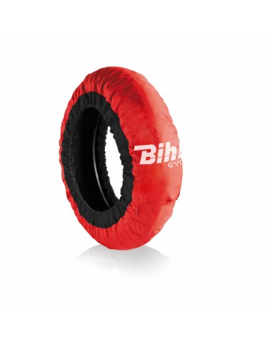 BIHR Home Track EVO2 Autoregulated Tire Warmer Red Tire Front 120 / Rear 180-200mm Red