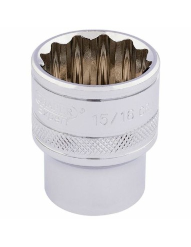 DRAPER 1/2'' Drive Sockets 12 Points 15/16''