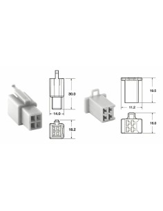 BIHR 4 plugs end set...