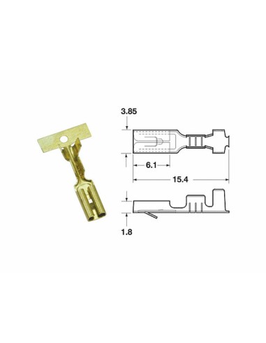 Terminal mamă BIHR seria 110 ML Ø0,85mm²/1,25mm² - 50buc