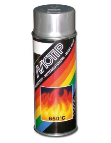 Lac rezistent la căldură argintiu MOTIP - spray 400 ml